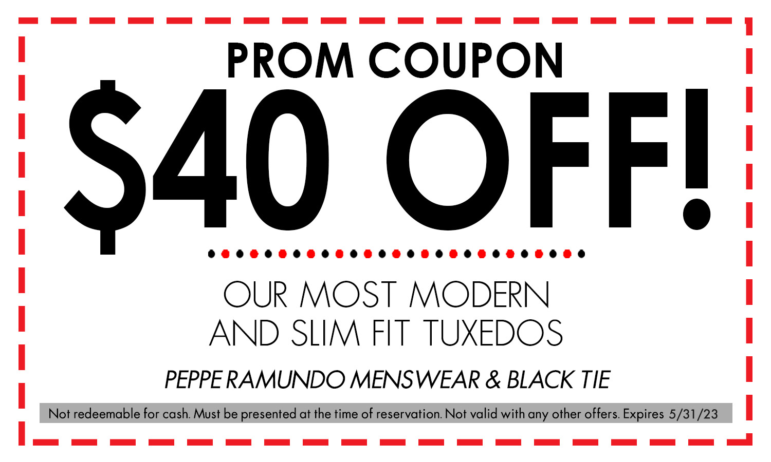 Prom Coupon